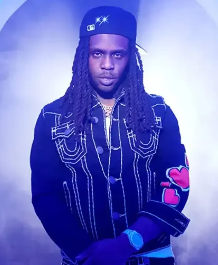 Chief Keef Heart Denim Jacket Chief Keef Heart Denim Jacket