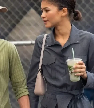 China 2026 Zendaya Wrap Tie Blazer