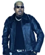 Chris Brown 2026 Tour Leather Jacket