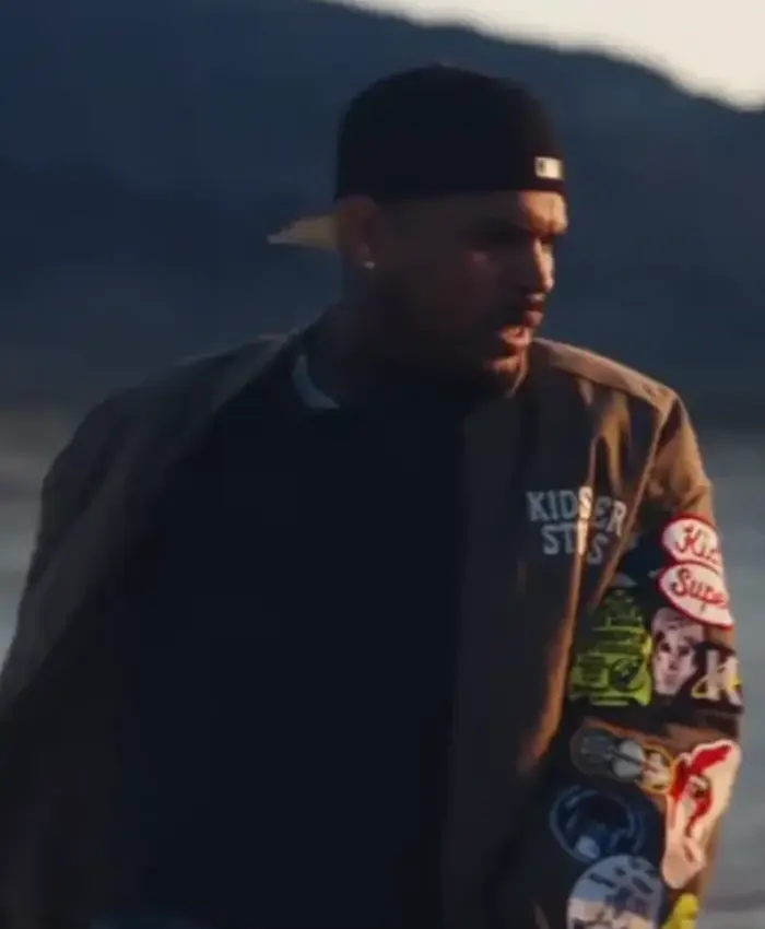 Chris Brown It Depends/Obvious Brown Jacket Chris Brown It Depends/Obvious Brown Jacket