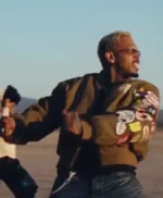 Chris Brown It Depends/Obvious Brown Jacket
