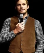Chris Pratt Passengers Brown Cord Vest