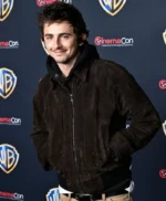 Cinemacon Timothée Chalamet Brown Jacket