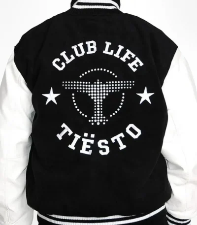 Club Life Men’s Tiesto Work Hard Varsity Jacket