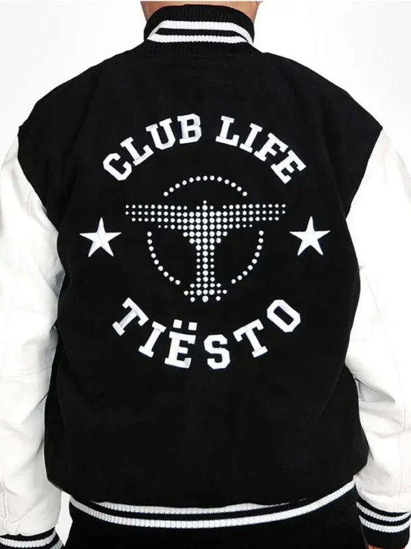 Club Life Men’s Tiesto Work Hard Varsity Jacket