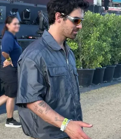Coachella 2026 Joe Jonas Grey Jacket