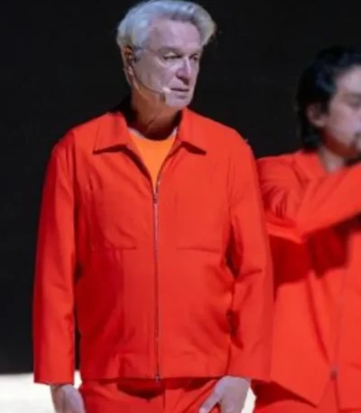 2026 Coachella David-Byrne Orange Jacket