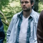 Cocaine Bear 2023 Eddie Bomber Blue Jacket