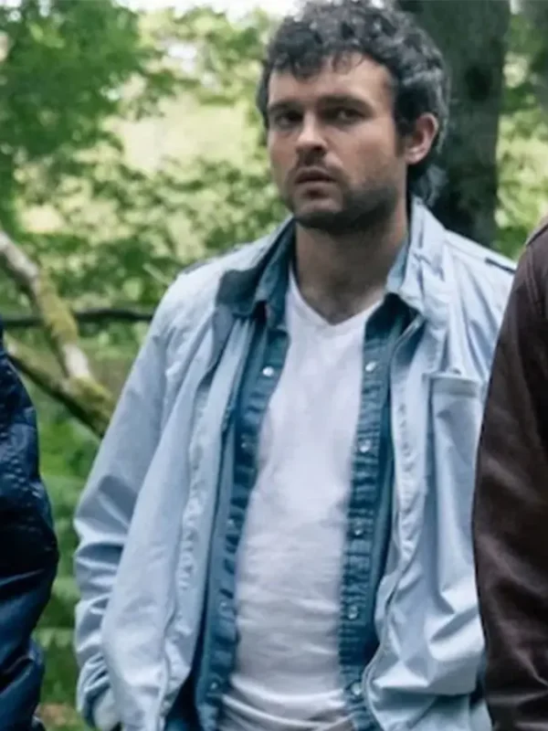 Cocaine Bear 2023 Eddie Bomber Blue Jacket