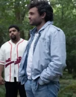 Cocaine Bear 2023 Eddie Bomber Blue Jacket