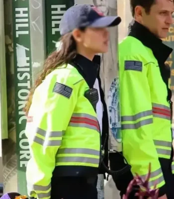 Colin Woodell Ambulance 2022 Green Jacket