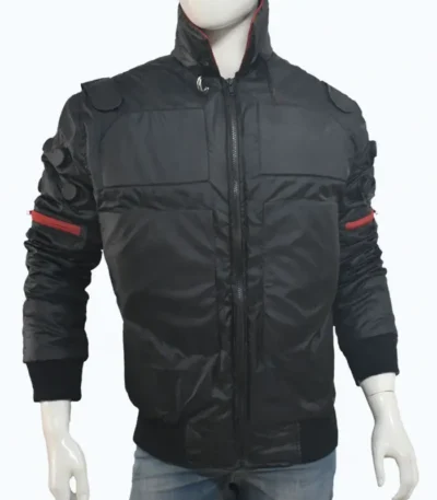 Cyberpunk 2077 Jackie Welles Black Parachute Jacket