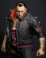 Cyberpunk 2077 Jackie Welles Black Parachute Jacket
