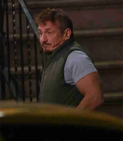 Daddio Sean Penn Green Vest
