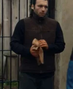 Damiano Luciani Suburræterna S01 Brown Quilted Vest