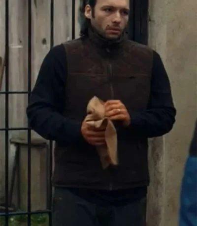 Damiano Luciani Suburræterna S01 Brown Quilted Vest