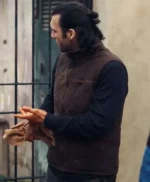 Damiano Luciani Suburræterna S01 Brown Quilted Vest