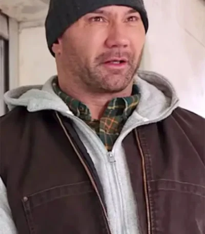 Dave Bautista My Spy JJ Brown Sleeveless Vest