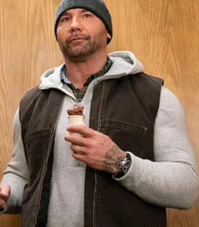 Dave Bautista My Spy JJ Brown Sleeveless Vest