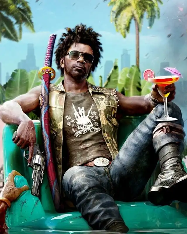 Dead Island 2 Jacob Camo Studded Vest Dead Island 2 Jacob Camo Studded Vest