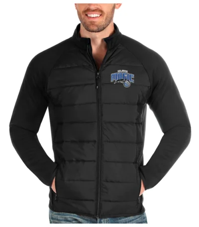 Dee Rau Orlando Magic Black Quilted Jacket