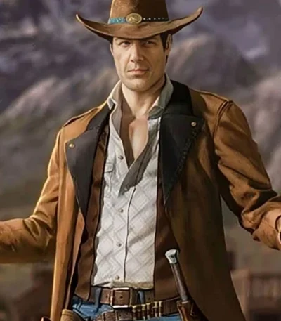 Desperados 3 John Cooper Brown Cotton Coat