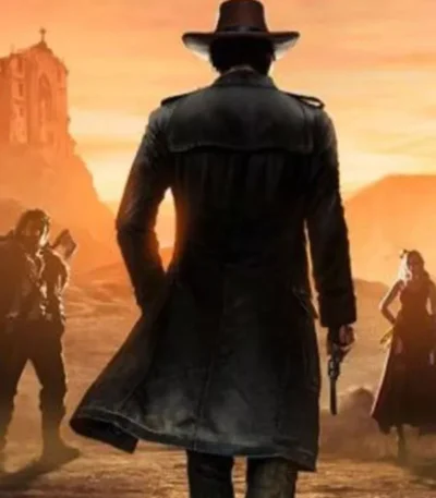 Doc Mccoy Desperados 3 Black Long Trench Coat