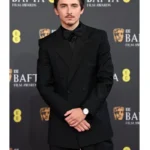 EE BAFTA Film Awards Timothee Chalamet Suit