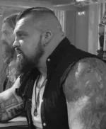 Eddie Hall Expend4bles 2023 Black Cotton Vest