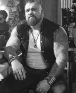 Eddie Hall Expend4bles 2023 Black Cotton Vest