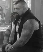 Eddie Hall Expend4bles 2023 Black Cotton Vest