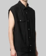 Eddie Hall Expend4bles 2023 Black Cotton Vest