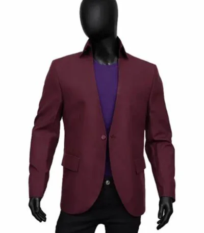 Elvis Austin Butler Maroon Suit