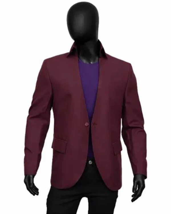 Elvis Austin Butler Maroon Suit