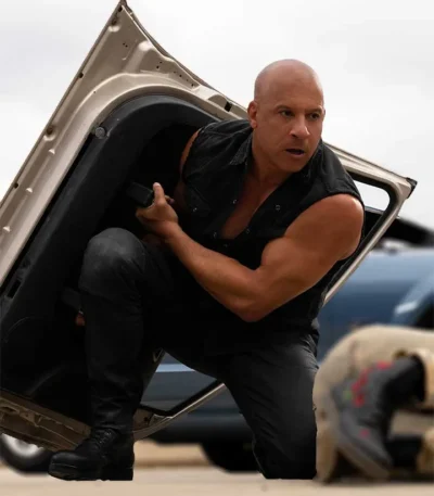 Fast X 2023 Vin Diesel Black Vest