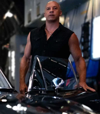 Fast X 2023 Vin Diesel Black Vest