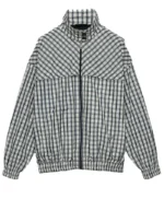Caitlin Clark Checked Chambray Jacket