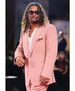 Film Festival Jason Momoa Pink Suit
