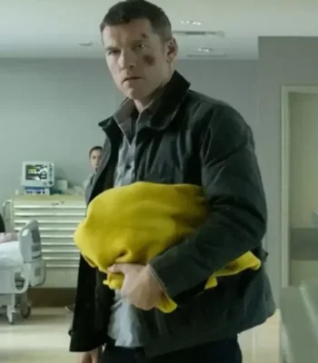 Fractured Sam Worthington Cotton Jacket