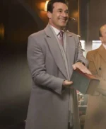 Gabriel Good Omens Jon Hamm Suiting Fabric Long Coat