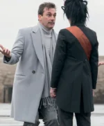 Gabriel Good Omens Jon Hamm Suiting Fabric Long Coat