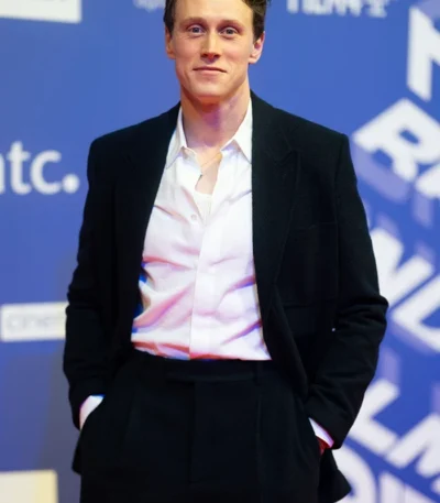 George MacKay Femme 2024 Event Black Suit