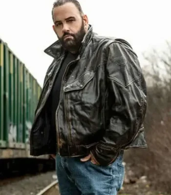 Once a Week for Life George Zouvelos Leather Jacket