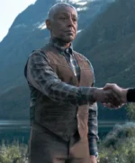 Giancarlo Esposito The Electric State Brown Vest
