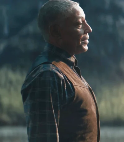 Giancarlo Esposito The Electric State Brown Vest