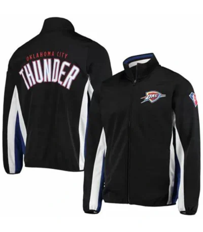 Gino Bins Oklahoma City Thunder Black Jacket