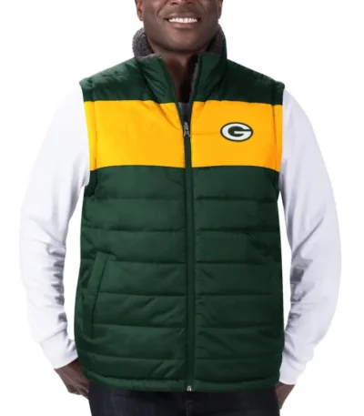Green Bay Packers G-III Sports by Carl Banks Full-Zip Vest