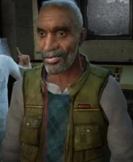 Half Life 2 Dr Eli Vance Green Cotton Vest