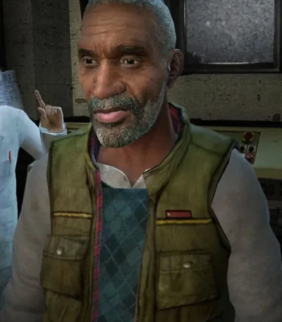 Half Life 2 Dr Eli Vance Green Cotton Vest