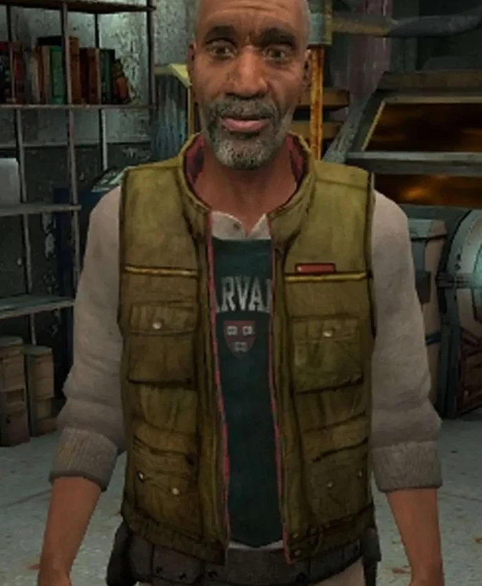 Half Life 2 Dr Eli Vance Green Cotton Vest Half Life 2 Dr Eli Vance Green Cotton Vest